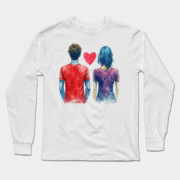 Valentine Long Sleeve T-Shirt by yasinylcu